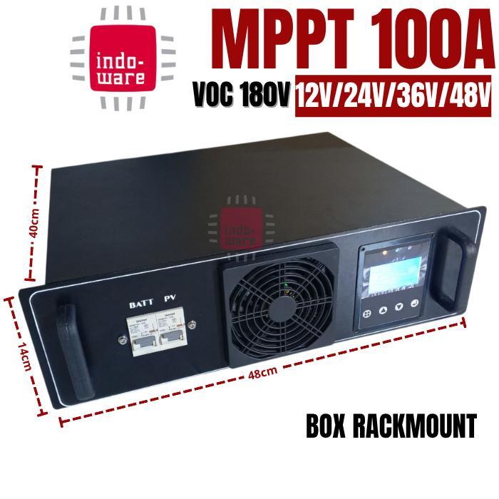 Real MPPT rating 100a 100 amper rack mount mppt solar charging 100A Casing MPPT Lokal MPPT 100A