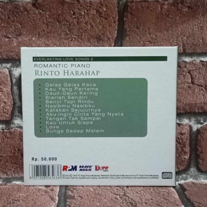 Cd Rinto Harahap Romantic Piano