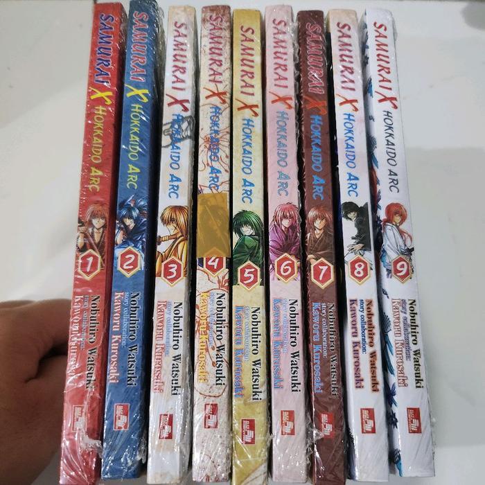 Komik Samurai X Hokaido Arc Set Vol 1-9 Segel Ori Bahasa Indonesia Elex Media