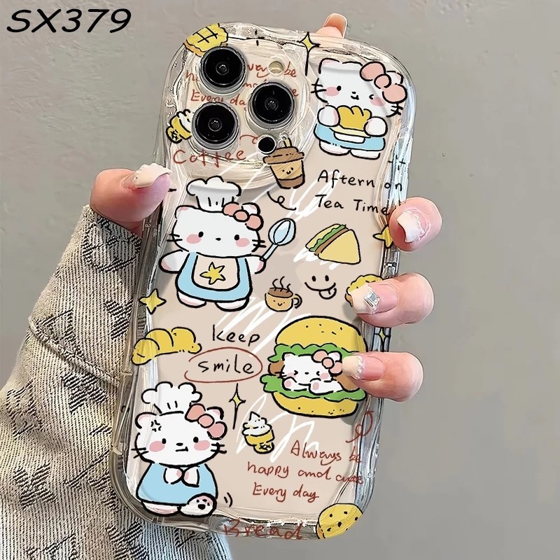 SOFT CUTE CLEAR GELOMBANG CASE REALME C75 C75X NOTE 60 A1K C30S C25Y C11 2021 C25 CASING KACA BERMOT