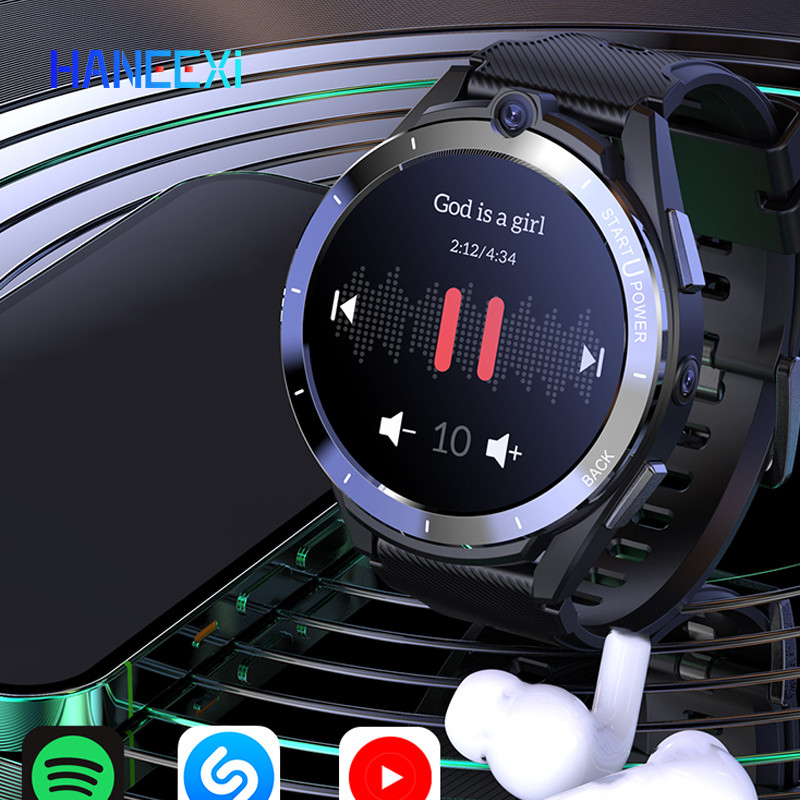 New Smart Watch Men Gps Nano Sim Card 4G Android 11 900Mah 6Gb 128Gb Steel Sports Smartwatch Support