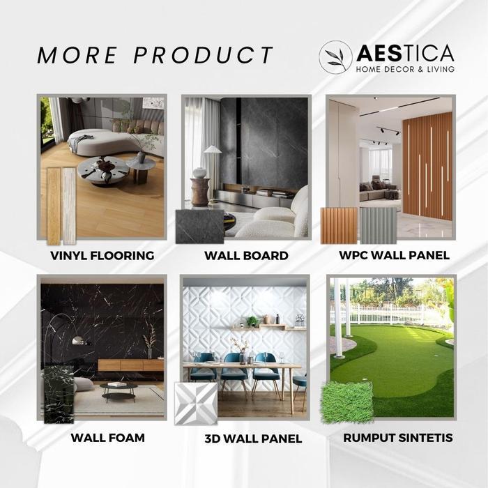 New- Lis Siku Aksesoris List Plafon PVC Dekorasi Dinding Rumah AESTICA