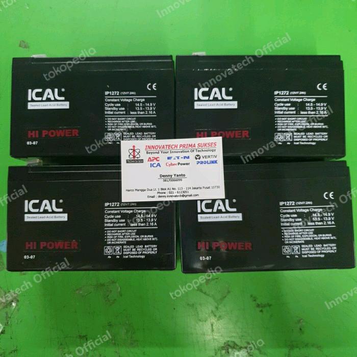 ICAL 9AH BATTERY AKI ACCU KERING UPS ICA