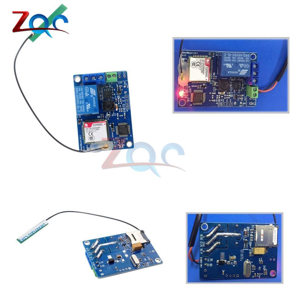- 1 Channel Relay Module Sms Gsm Remote Control Switch Sim800C Stm32F103Cbt6 For Greenhouse Oxygen