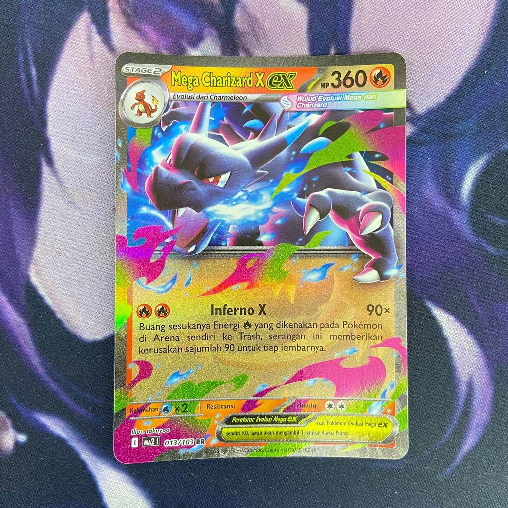 pokemon (ID) mega charizard X ex - MA2 013/103 - RR