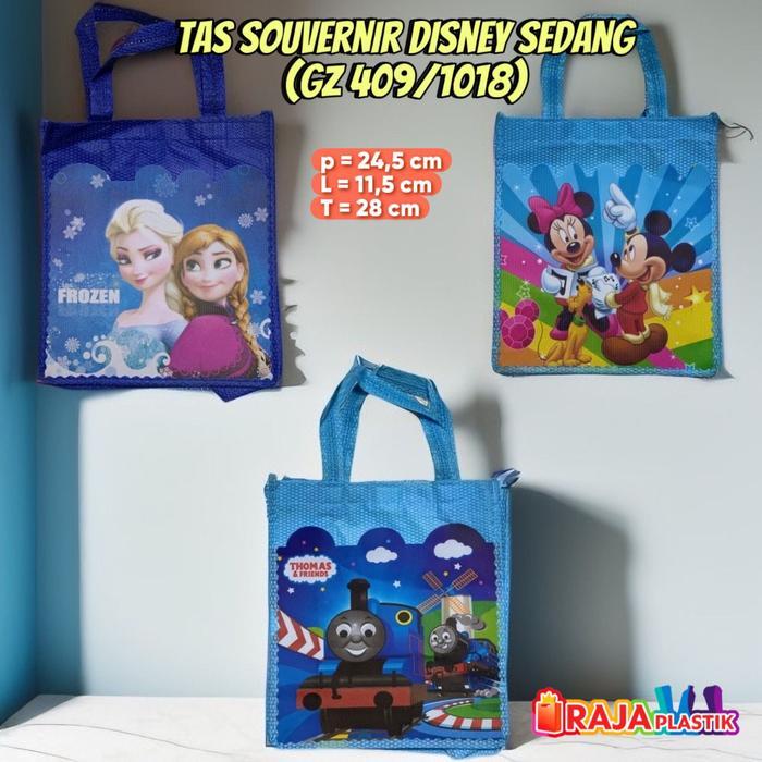 Tas Kain Souvernir Disney Ulang Tahun / Tas Hampers Ulang Tahun