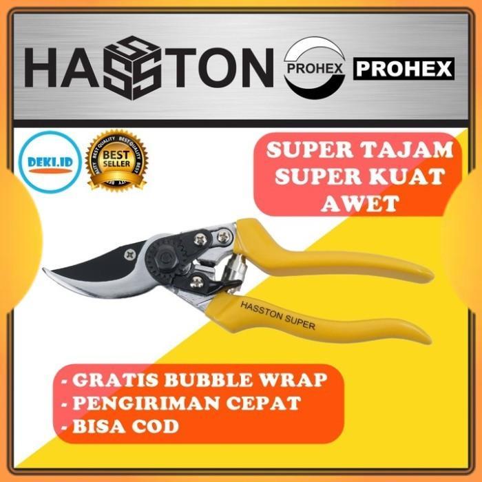 Gunting Dahan Prohex Hasston 1353-002 Ranting Bunga Tanaman Pohon