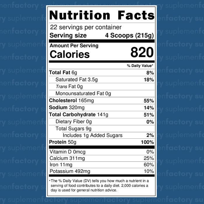 a5aa- Bpi Bulk Xl Weight Gainer Bpi Bulk Muscle Xl 15 Lbs Bpi Sports