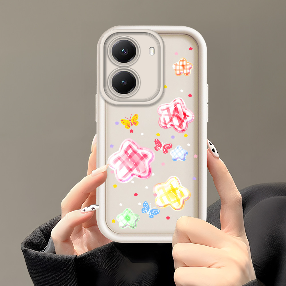 Casing Hp Untuk Xiaomi Poco X7 Pro Redmi Turbo 4 5G Case Kesing Protect Phone TY DLJ C8-4822 bunga-b