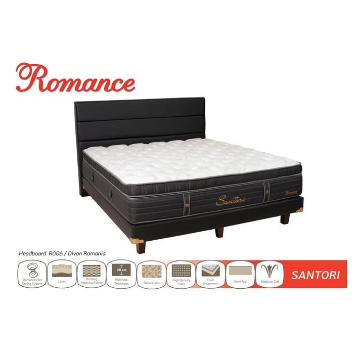 Full Set Romance Santori Kasur/Matrass/Mattress/Springbed Latex (Medium Soft)