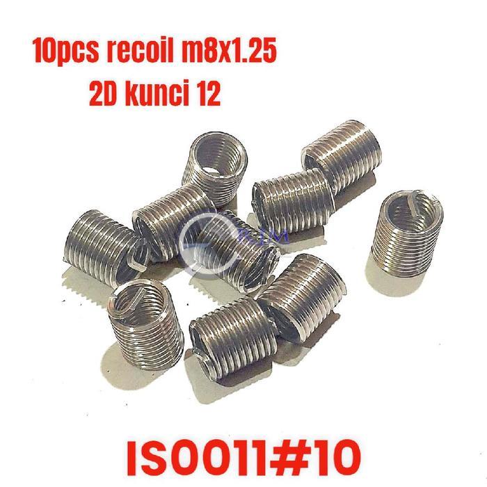 News 10pcs M8x1.25 2D recoil hecoil isi ulang recoil reparasi baut slek baut 12