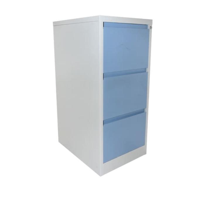 Drawer kabinet Krisbow Laci Besi 3 susun - Laci Kantor - Laci Arsip