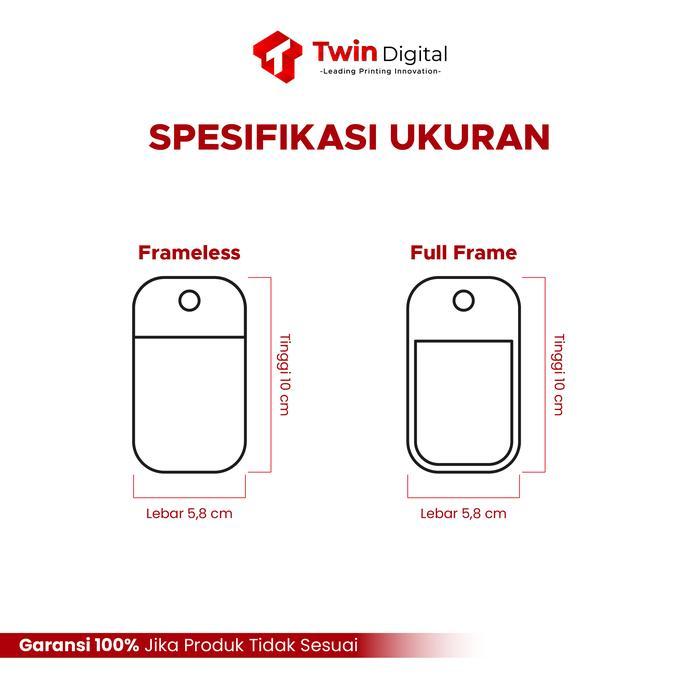 h06a- Botol Hand Sanitizer Pocket Spray Refillable Polos ( Tanpa Isi )