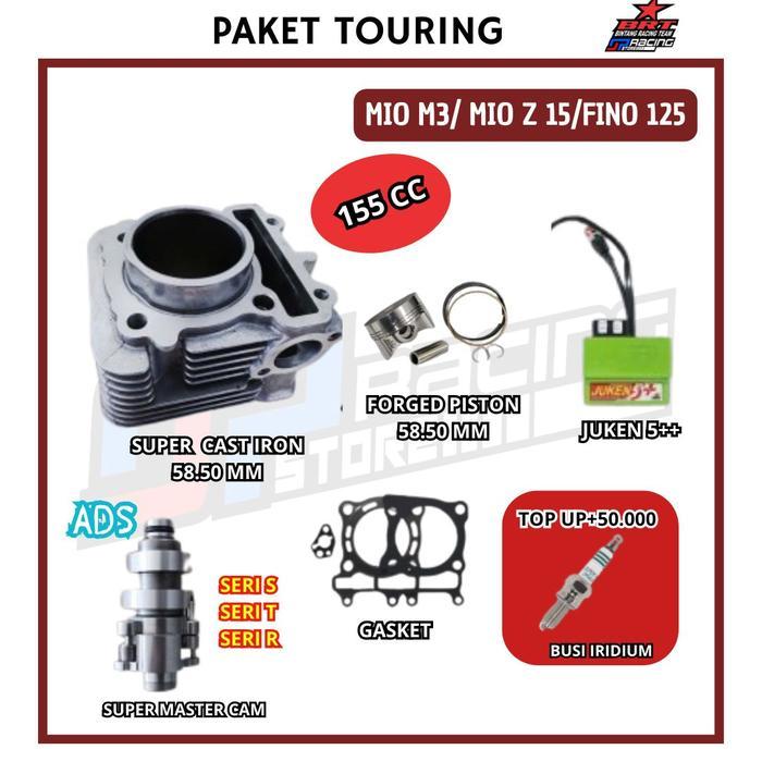 BRT Paket Touring 3-Bore UP MIO M3/MIO Z 125-Blok Piston-Cam ADS-Juken