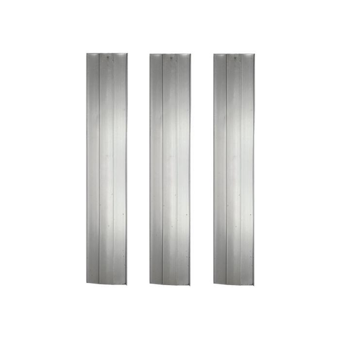 aiw25l- Profil Sambungan Polycarbonate Alumunium - List Omega - Warna Silver