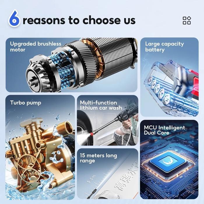 Terbaik Decker Jet Cleaner 130Bar Jet Cleaner Mesin Cuci Mobil Alat Cuci Motor Dan Mobil Semprotan