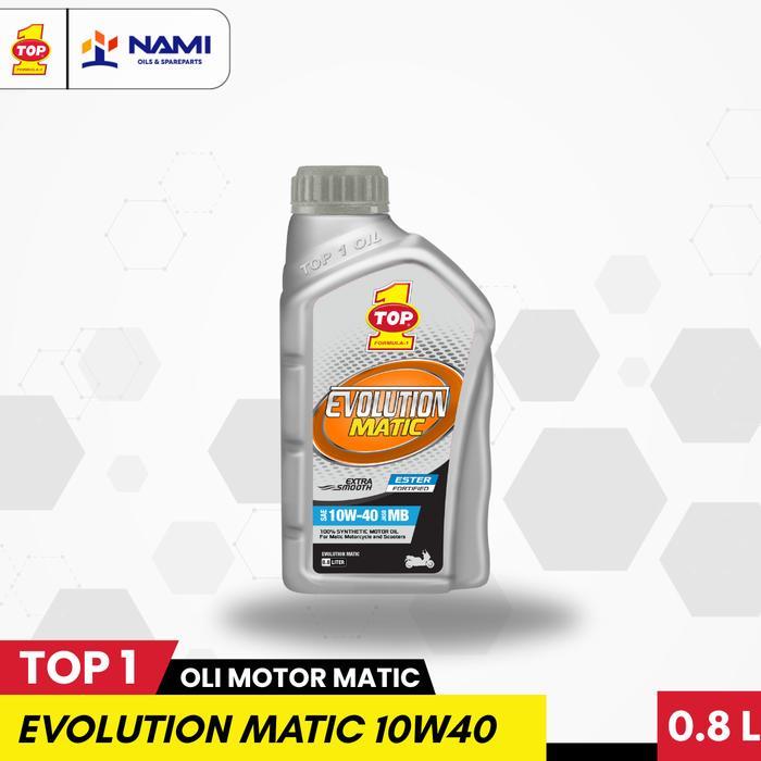 [Voucher] *TOP 1 EVOLUTION MATIC 10W40 0.8L * oli motor matic - Original