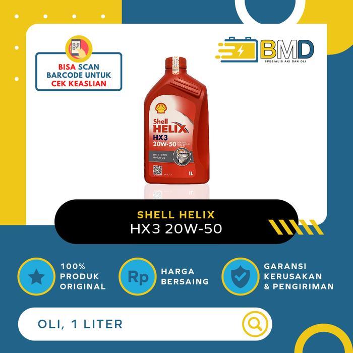 [Voucher] Shell Helix HX3 20W-50 - 1 Liter