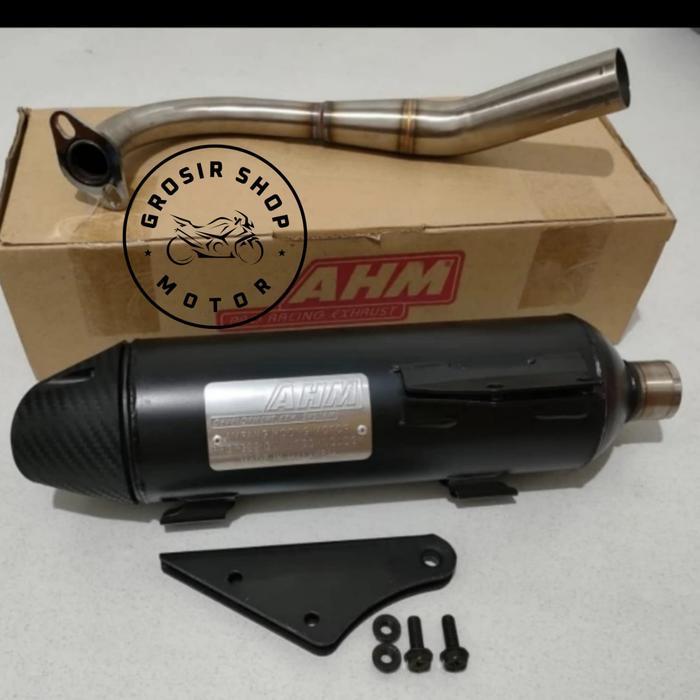 Knalpot Ahm Standar Racing Mio J - Mio Soul Gt 115 Asli Ahm Malaysia