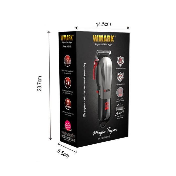 GIRLDAY- Wmark Profesional Clipper Wmark Ng-115 Cordless Mesin Cukur Wmark 115