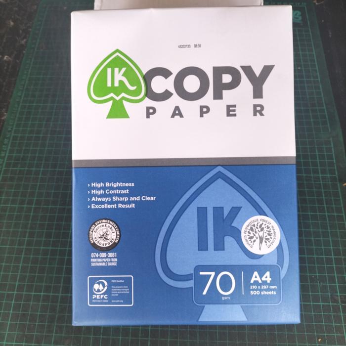 ptbtr- Kertas Hvs A4 70 Gram Copy Paper 1 Box (5 Ream)