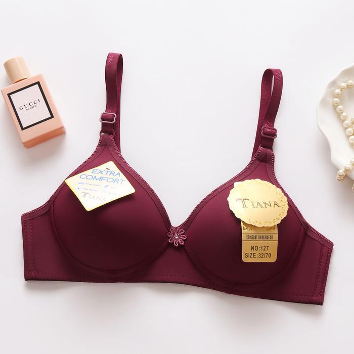 BH Tiana 127 Polos tanpa kawat cup kecil