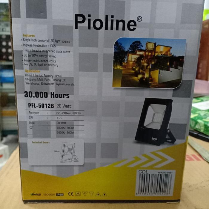 Lampu Sorot LED 20W Outdoor I Flood Light 20 Watt Taman no philips