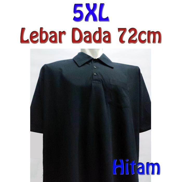 Kaos Polo Polos Katun Combed 20S Jumbo Besar Ukuran 5Xl