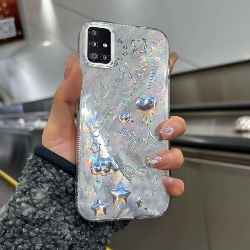 Casing Hp Samsung Galaxy A51 M40s Case Casing HP Softcase ponsel silikon tahan jatuh transparan caml