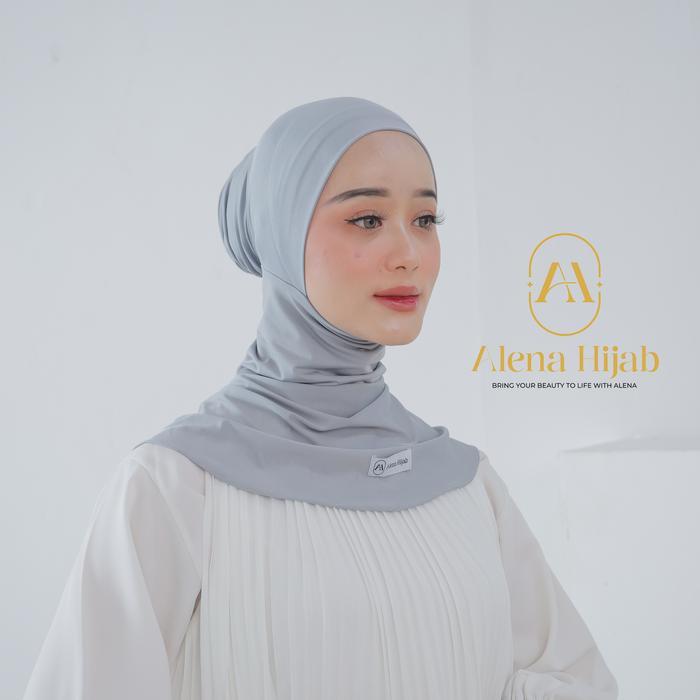 New- ALENA HIJAB ORI - Ciput Ninja Jersey Alena Inner anti pusing Instan Kerudung Dalaman cepol