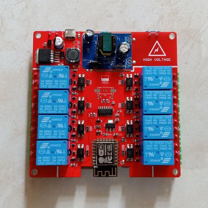 8-CH Smart Relay Kontrol jarak jauh Saklar WiFi bs diakses dimana saja