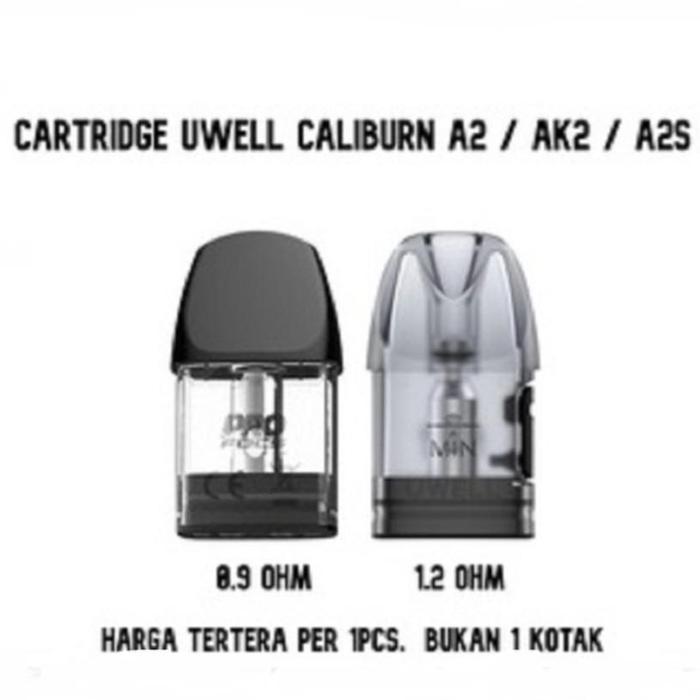 CATRIDGE UWELL CALIBURN A2S 1.2 OHM SIDE FILLING AUTHENTIC