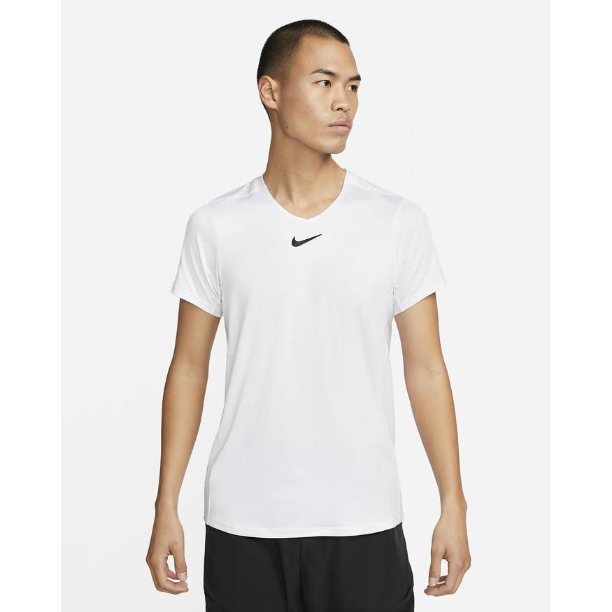 KAOS TENIS PRIA NIKE DRI-FIT COURT ADVANTAGE - WHITE