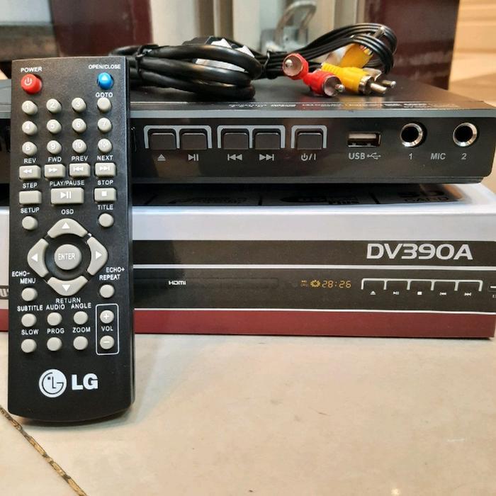 Dvd Player Lg Dv390A / Player Dvd, Vcd, Cd, Usb Mp3,Mp4