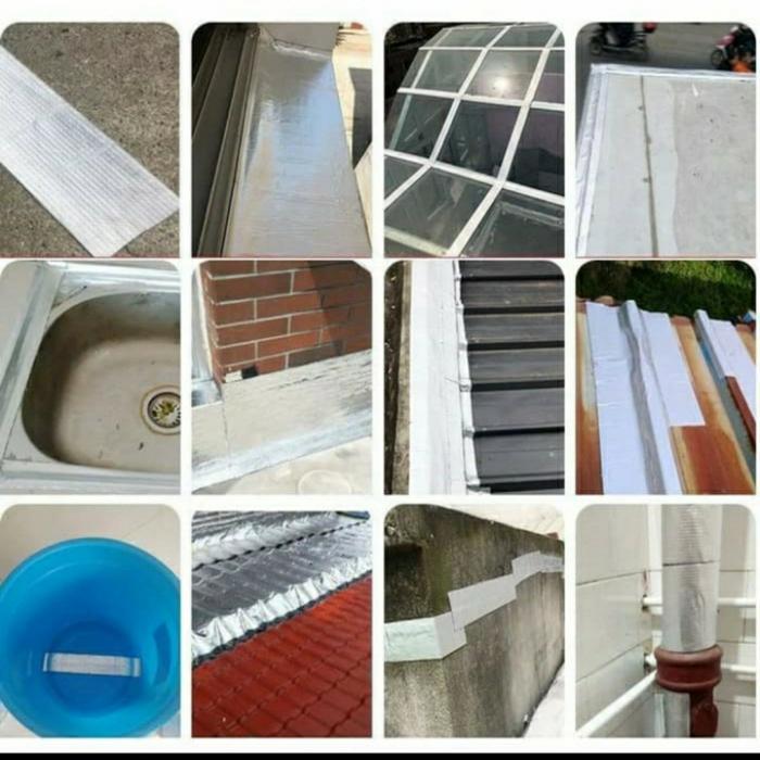 naturplus- Lakban Anti Bocor Aluminum Foil Tape, Anti Bocor Ajaib, Anti Rembes