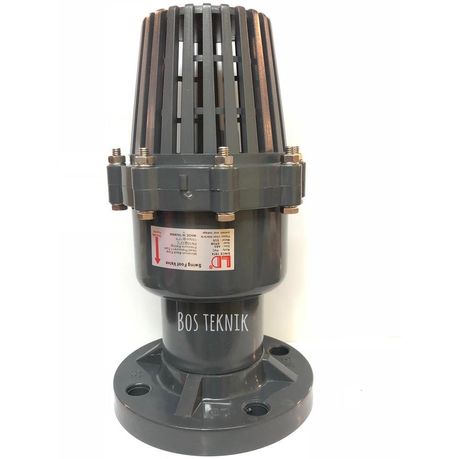 Foot valve pvc flange 4 inch