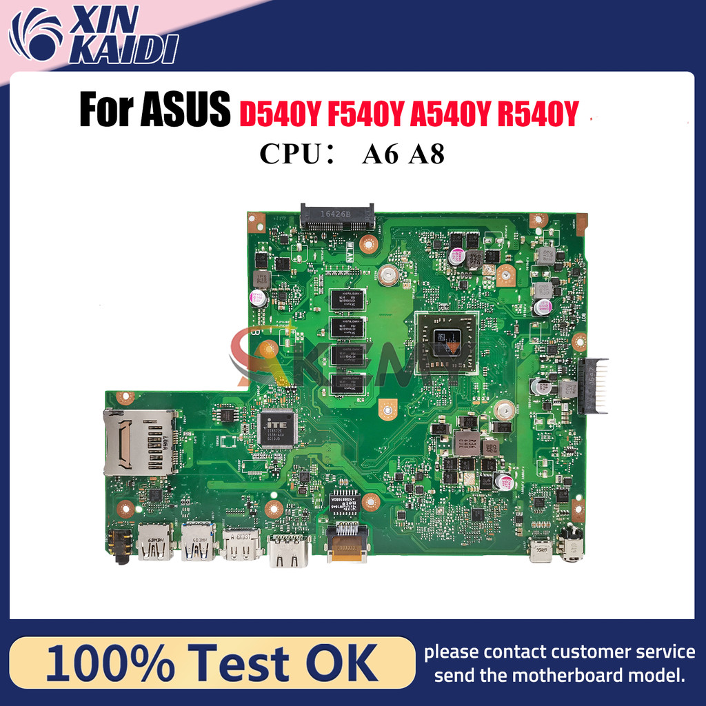 X540Ya Laptop Motherboard For Asus Vivobook A540Y X540Y F540Y X540Ya D540Y R540Y Notebook Mainboard