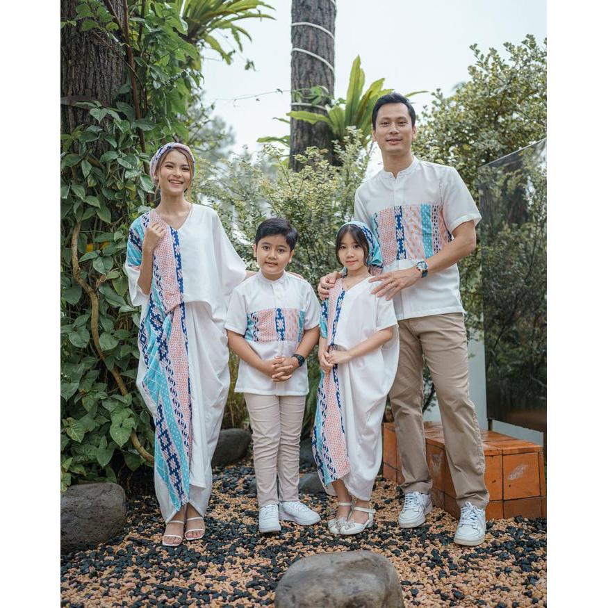 (COD) BHATARA BATIK SARIMBIT KELUARGA KOKO DAN KAFTAN DARIEL DEWAYANI 5768 / BAJU COUPLE KELUARGA /