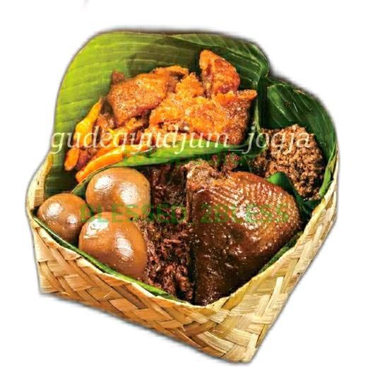 GUDEG YU DJUM, gudeg, krecek, dada/paha atas, telur 3