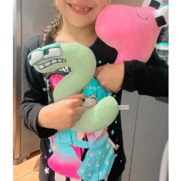 BABYLOLI- Taiyo Boneka Bantal Alphabet 26 Huruf Plush Stuffed Doll Motif Alfabet Lore