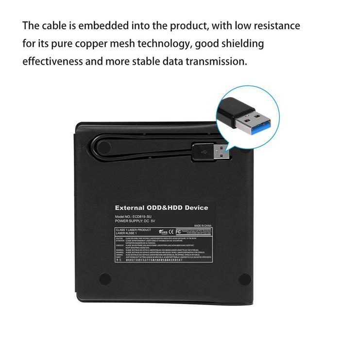 Nakamichi DVD-RW EXTERNAL USB 3.0 Mobile DVD-RW External