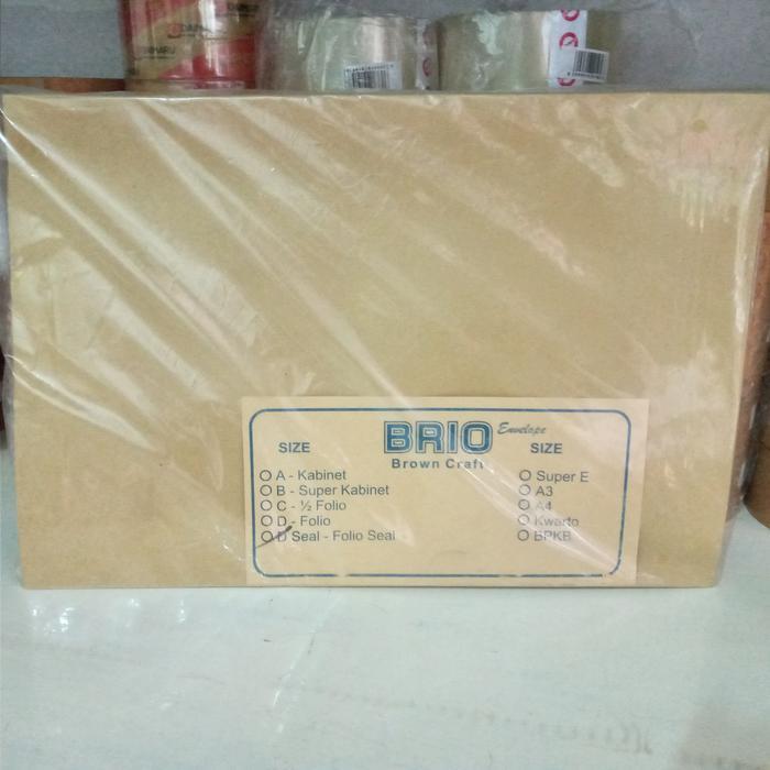 map coklat ukuran folio