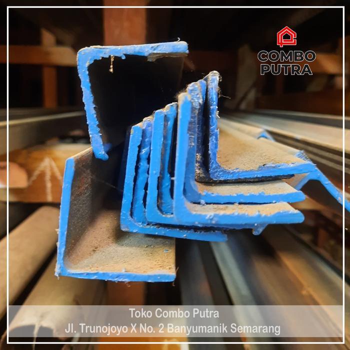 Siku Plat Besi INTI 3x3 4x4 5x5 Panjang 6 meter