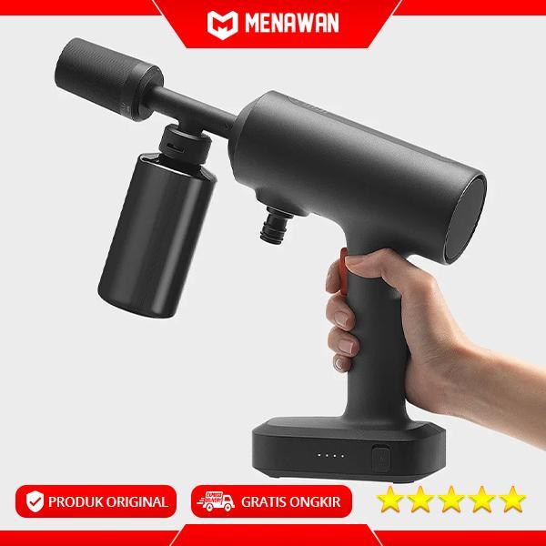 XIAOMI MIJIA WIRELESS CAR WASH MACHINE 2 CORDLESS HIGH PRESSURE WASHER CLEANER SEMPROTAN AIR STEAM