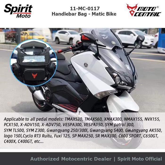 Motocentric Front Bag With Phone Holder Tas Stang Depan Motor Matic