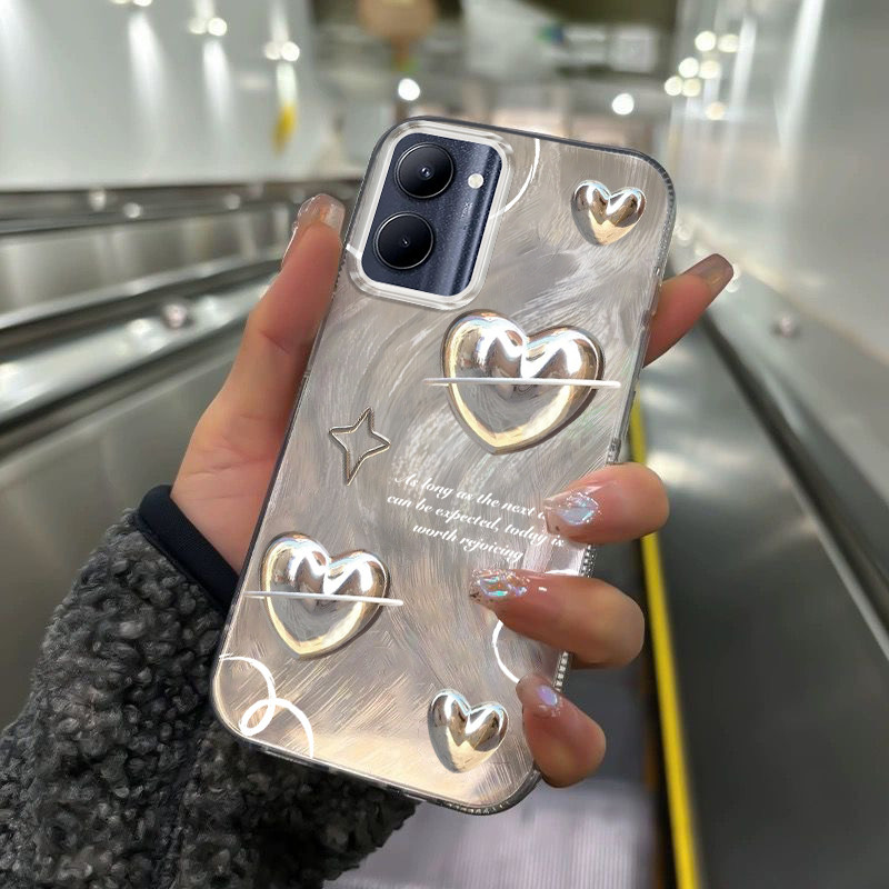 Casing Hp Untuk Realme C33 Case Casing HP Softcase ponsel silikon tahan jatuh transparan camlet Kasi