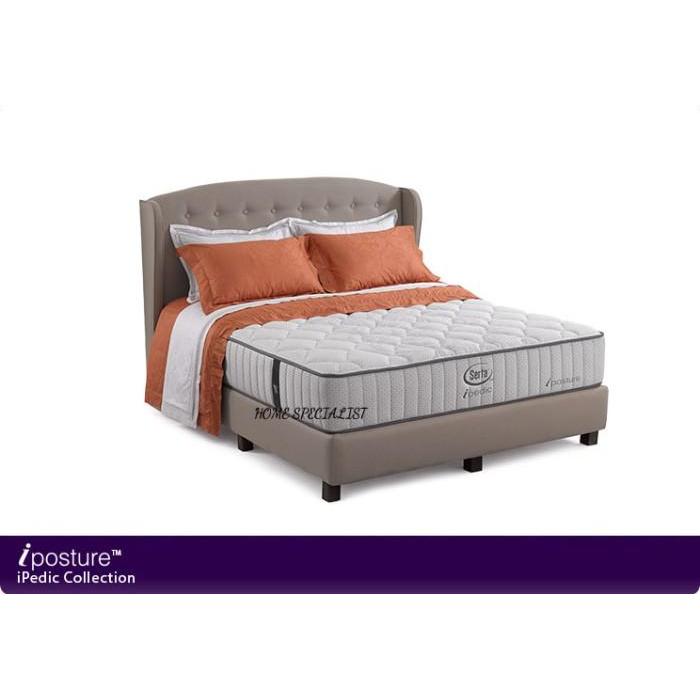 Serta Bedset (Divan + Sandaran) Cornell 180 X 200 Grey