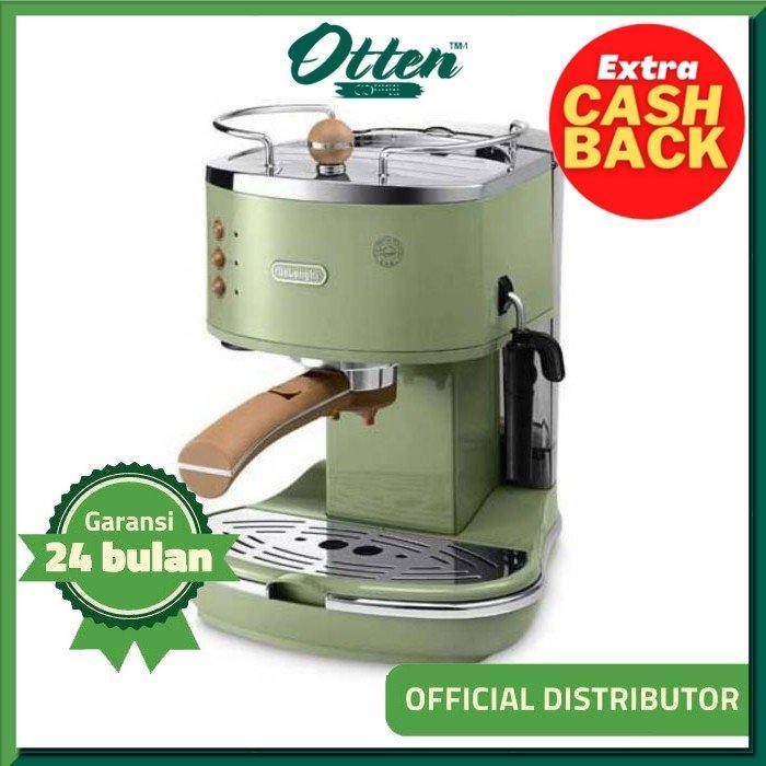 DeLonghi - Icona Vintage Espresso Coffee Machine ECOV 311.GR - Mesin Kopi Espresso