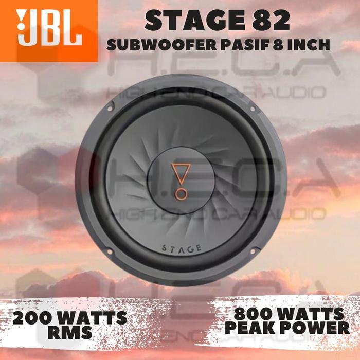 JBL Stage 82 Subwoofer Pasif 8" Single Coil Bass Sub 8 Inch Audio