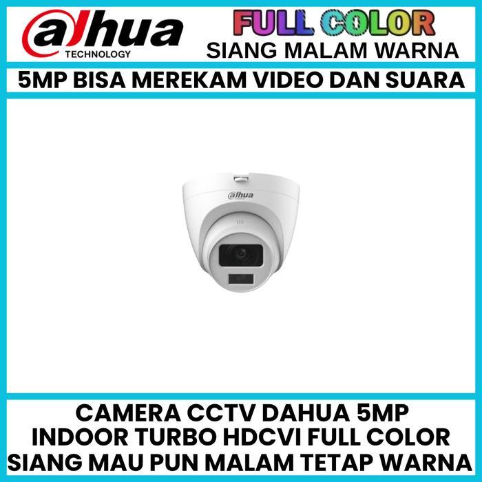 Paket Cctv Dahua Full Color 5Mp 4 Channel 4 Camera Colorvu Audio Series Kamera Cctv
